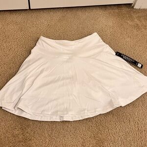 White athletic skirt